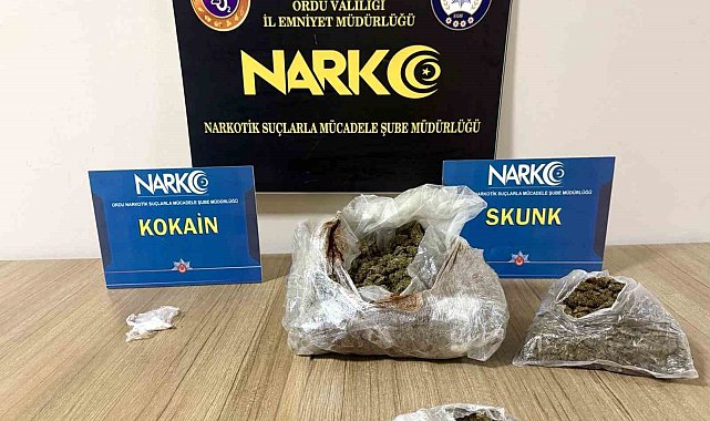Ordu'da uyuşturucu operasyonlarında 4 tutuklama