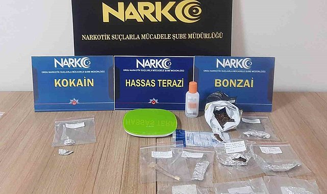 Ordu'da uyuşturucu operasyonlarında 5 tutuklama