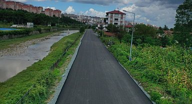 Ordu'da Eskipazar Yolu sıcak asfaltla yenilendi