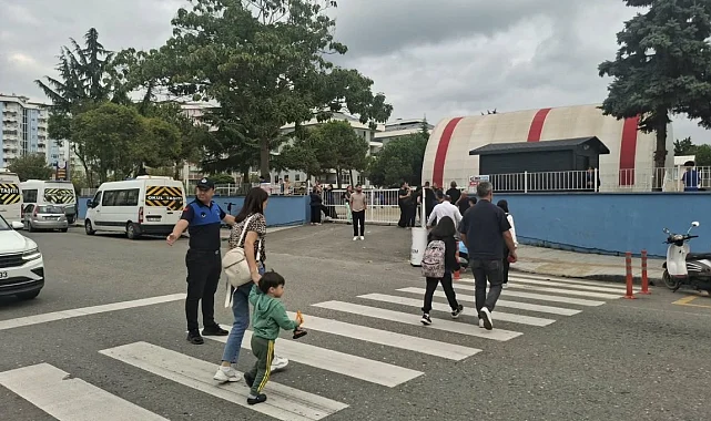 Ordu'da okul çevrelerinde güvenlik mesaisi