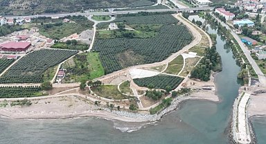Ordu'da Turnasuyu Kordon Park 2. etap tamamlanıyor