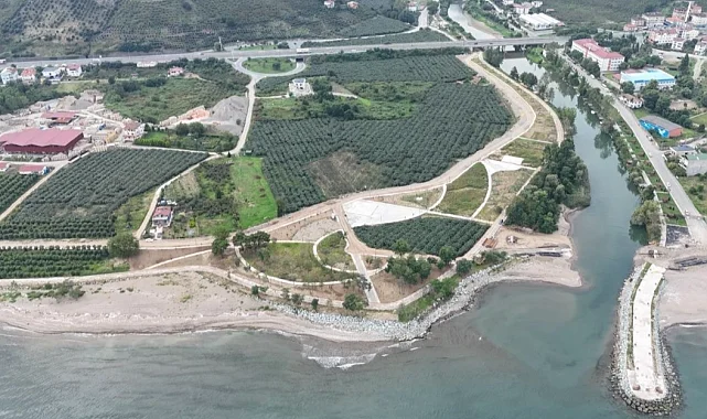 Ordu'da Turnasuyu Kordon Park 2. etap tamamlanıyor