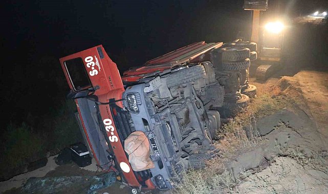 Orman yangınına müdahale eden arazöz devrildi: 2 işçi yaralandı