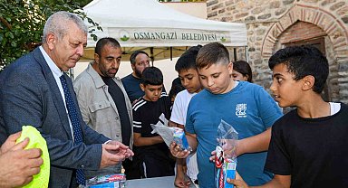 Osmangazi'de çocukların yüzünü güldüren buluşma