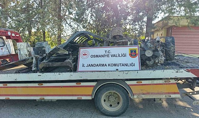 Osmaniye'de çalınan forklift 168 saatlik kamera incelemesiyle bulundu: 3 tutuklama