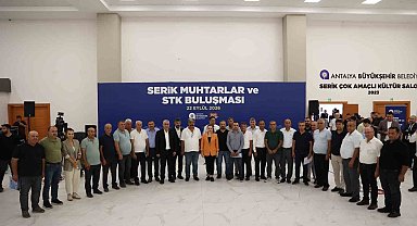 Özdemir, muhtarlarla buluştu: "Sizden gelecek her talep bizim yol haritamızdır"