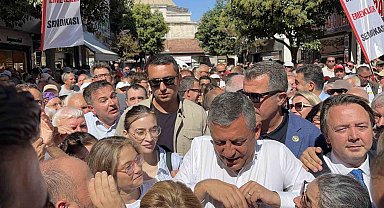 Özgür Özel, Kırklareli'nde esnafla bir araya geldi