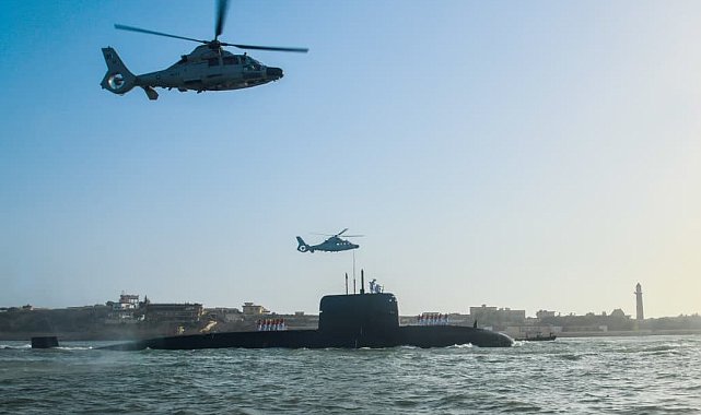 Pakistan'ın yeni denizaltısı, gemisavar seyir füzesiyle ilk gerçek mühimmat atışını gerçekleştirdi