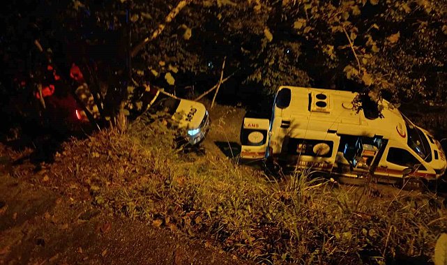 Park sırasında kontrolden çıkan araç uçuruma yuvarlandı: 2 ölü, 1 yaralı