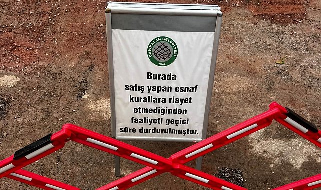 Pazar yerinde uygunsuz davranışa ceza: 1 ay satıştan men edildi
