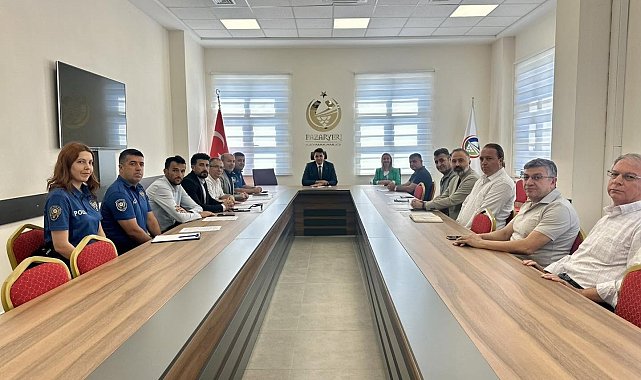 Pazaryeri'nde Okul Güvenliği Tedbirleri Toplantısı yapıldı