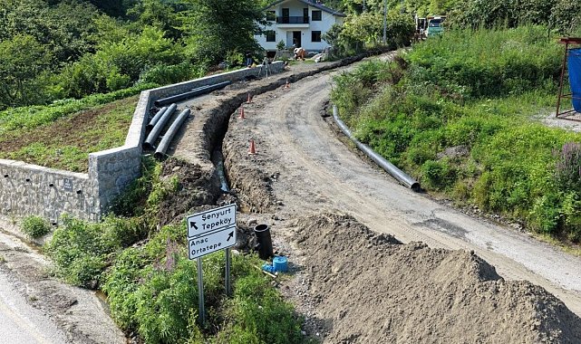 Perşembe'nin içme suyu altyapısı yenilendi