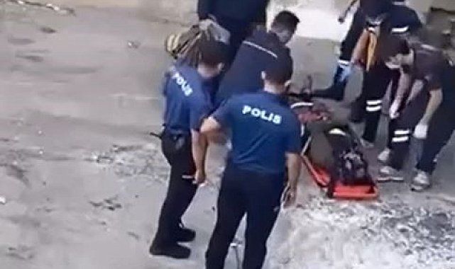 Polisten kaçan kadın dereye atladı, ayağını kırarak hastanelik oldu; o anlar kamerada