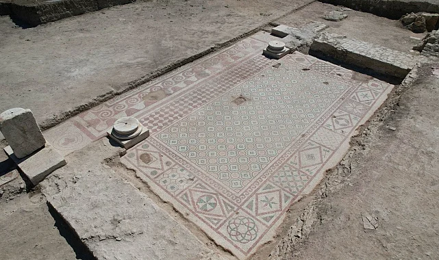 Pompeiopolis'te 105 metrekarelik mozaik bulundu
