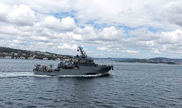 "TCG Işın" gemisi İstanbul'da