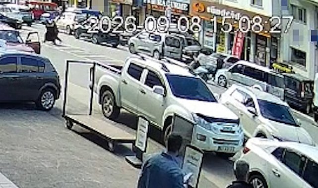 Rize'deki silahlı saldırı kameraya yansıdı