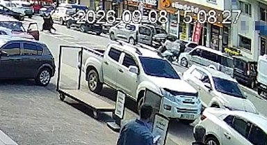 Rize'deki silahlı saldırı kameraya yansıdı