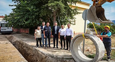Sakarya Pamukova'da yağmur suyu projesinde sona gelindi