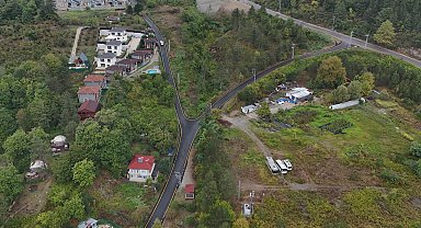 Sakarya Sapanca'da 10 kilometrelik asfalt mesaisi tamamlandı