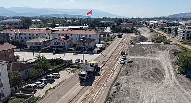 Sakarya'da Hanlı-OSB arası duble yolda çalışmalar hızlandı