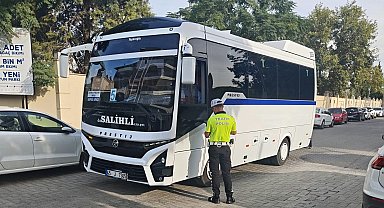 Salihli'de okul servislerine sıkı denetim