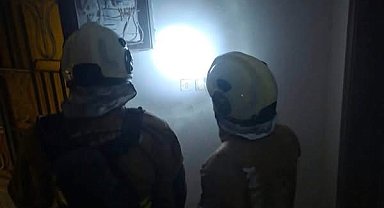 Samandağ'da evin elektrik şalterinde çıkan yangın söndürüldü