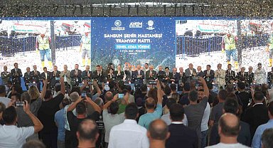 Samsun Şehir Hastanesi Tramvay Hattı'nın temeli atıldı