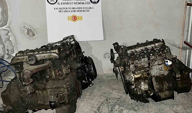 Samsun'da 3 gümrük kaçağı otomobil motoru ele geçirildi