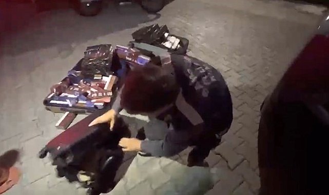 Samsun'da kaçak tütün mamulleri operasyonu: 2 gözaltı
