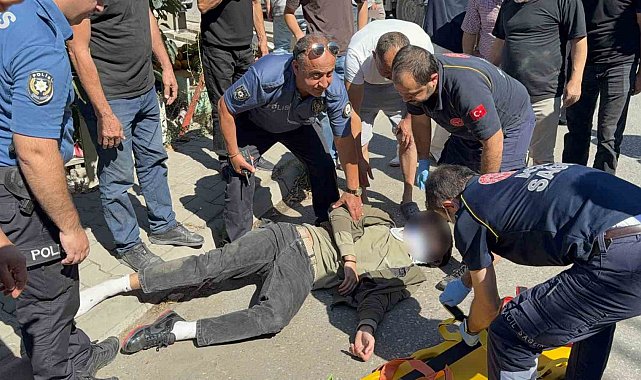 Samsun'da motosiklet ile otomobil çalışması sonucu 2 kişi yaralandı