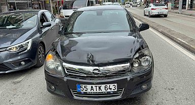 Samsun'da otomobiller çarpıştı: 1 yaralı