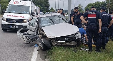 Samsun'da otomobiller çarpıştı: 5 yaralı