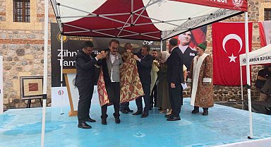 Samsun'da yağmur altında Ahilik Haftası kutlaması