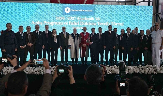 SAMÜ'de akademik yıl açılışı ve fahri doktora töreni
