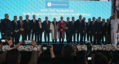 SAMÜ'de akademik yıl açılışı ve fahri doktora töreni
