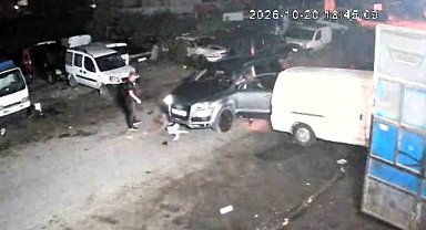 Sanayi sitesi Teksas'a döndü: Önce tüfekle ateş etti, sonra araçla ezildi