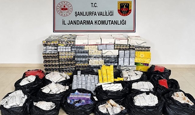 Şanlıurfa'da 2 milyon liralık kaçakçılık operasyonu