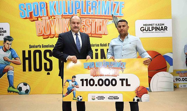 Şanlıurfa'da amatör spora büyük destek