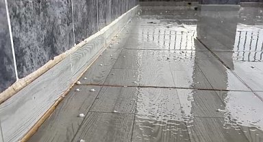 Şanlıurfa'da dolu ve yağmur yağışı etkili oldu