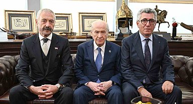 Sarallar ve Şahinler ailelerinden MHP Lideri Bahçeli'ye ziyaret