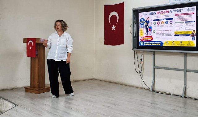 Sarıgöl'de 38 çalışana iş güvenliği eğitimi