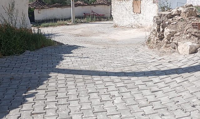 Şehzadeler'de parke taş döşeme çalışmalarında yüzde 95 tamamlandı