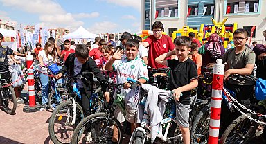Selçuklu'da pedallar Avrupa Hareketlilik Haftası'na özel çevrildi