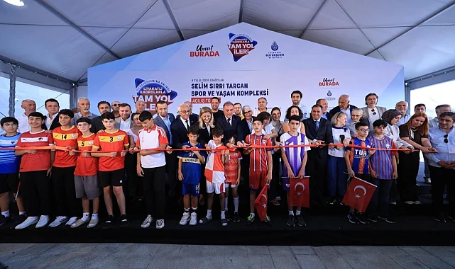 Selim Sırrı Tarcan Spor ve Yaşam Kompleksi açıldı