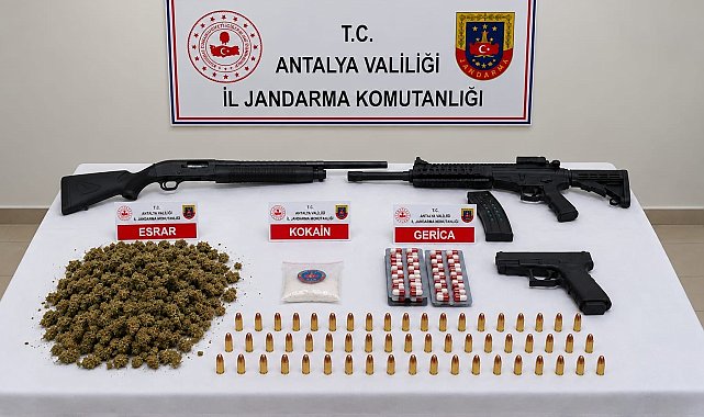 Serik'te uyuşturucu operasyonu: 20 gözaltı
