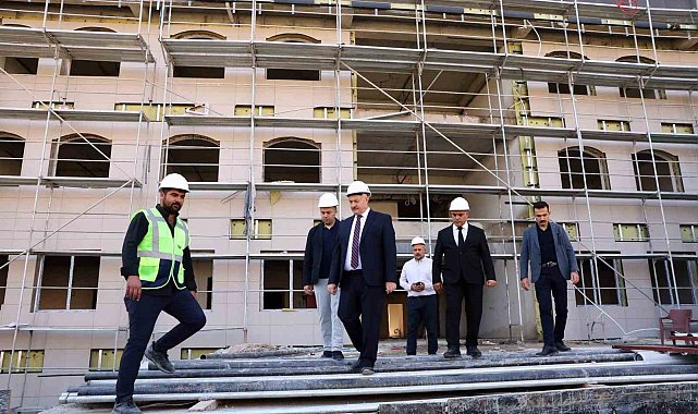 SGK İl Müdürlüğü yeni hizmet binasında çalışmalar sürüyor