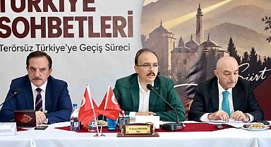 Siirt'te "Türkiye Sohbetleri: Terörsüz Türkiye'ye Geçiş Süreçleri" paneli