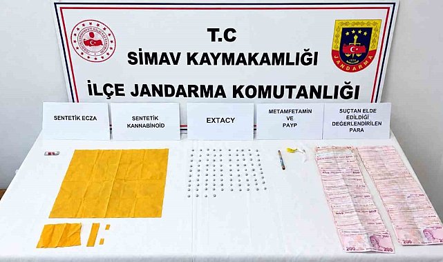 Simav'da uyuşturucu operasyonu