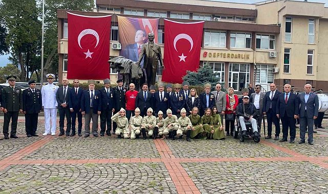 Sinop'ta Gaziler Günü yürüyüşü
