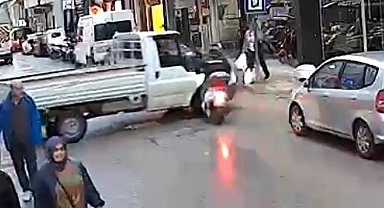 Sinop'ta motosiklet kamyonete çarptı: 1 yaralı